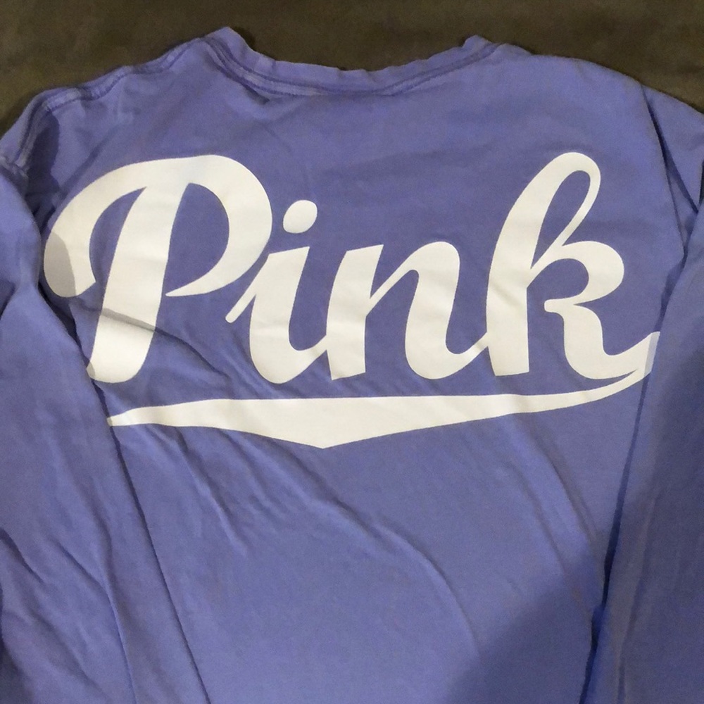Pink long sleeved T shirt